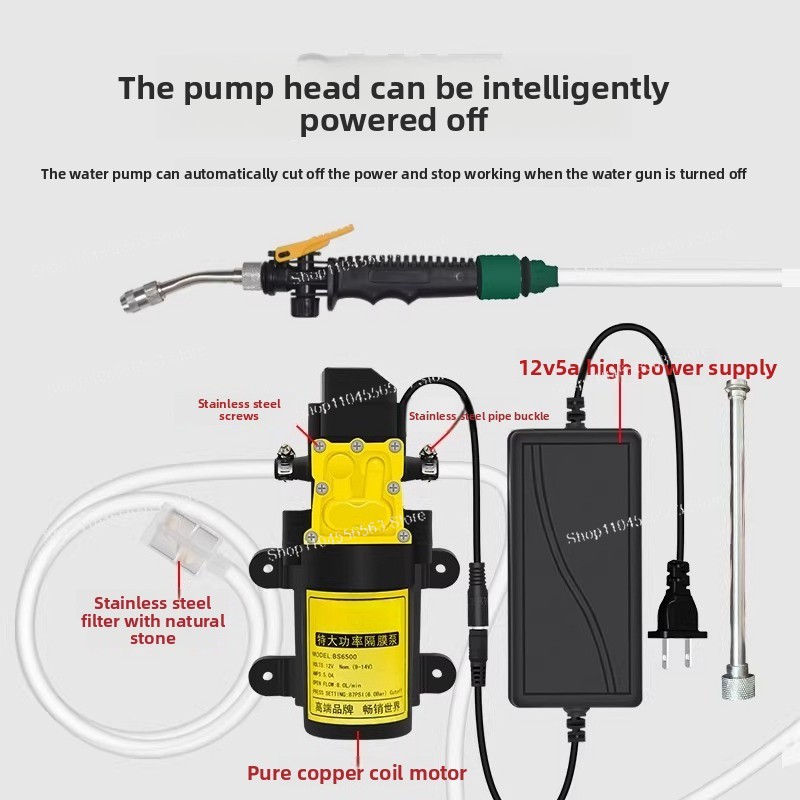Vacuum Chamber Kit With Pump - エアコン洗浄ガン小型高圧家庭用ウォーターポンプ屋外ユニット家電洗浄ツール