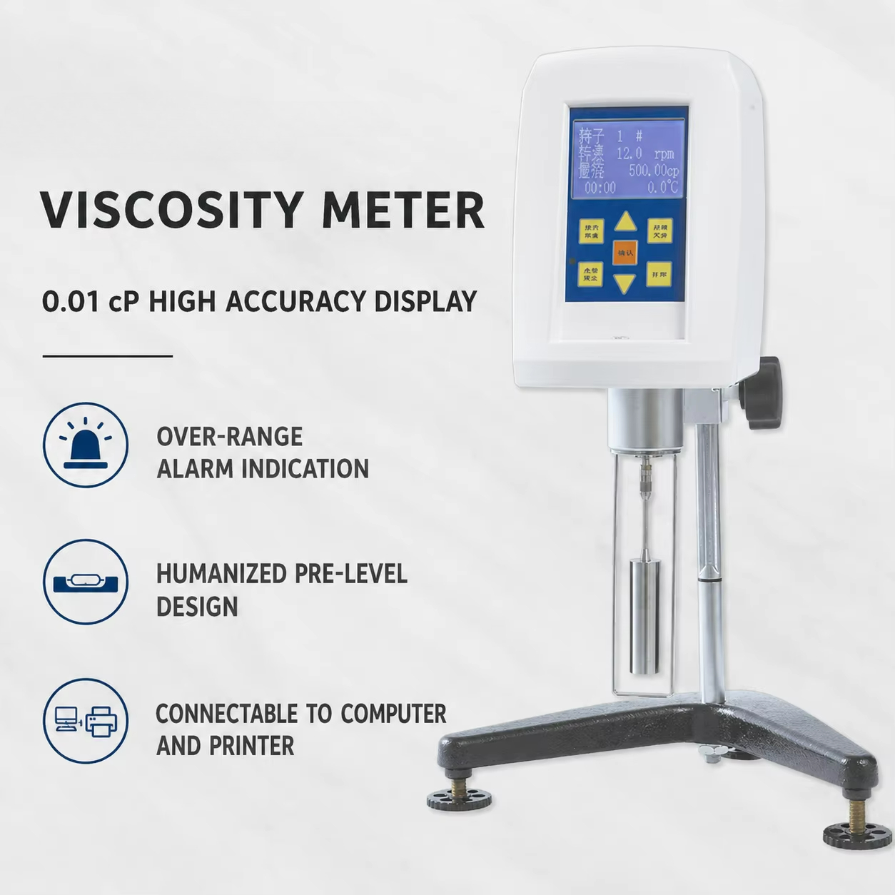 Test Instruments - Dv2T粘度計、実験用機器、電子測定器、ブルックフィールド、低価格、デンプン粘度計、RV、中国製、スピンドル、LVT。