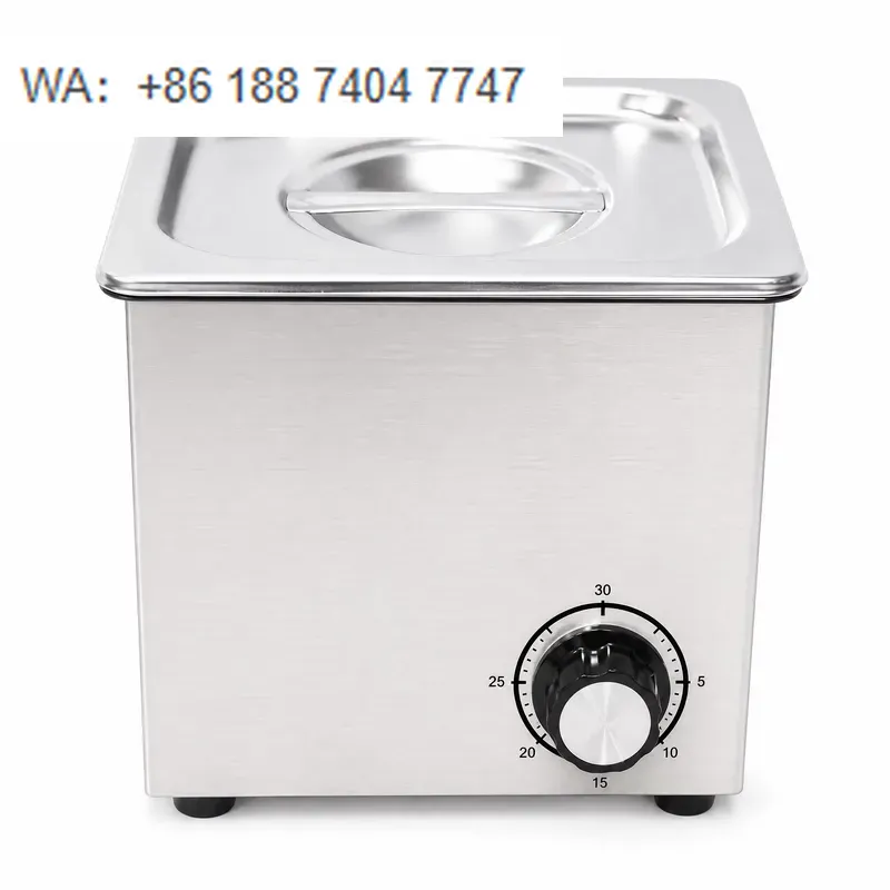 Ultrasonic Cleaner 30L Industrial - 工業用30L、40kHz、ステンレス製タンク、加熱機能付き、デジタルタイマー内蔵、超音波洗浄機（宝飾品、歯科実験室向け）