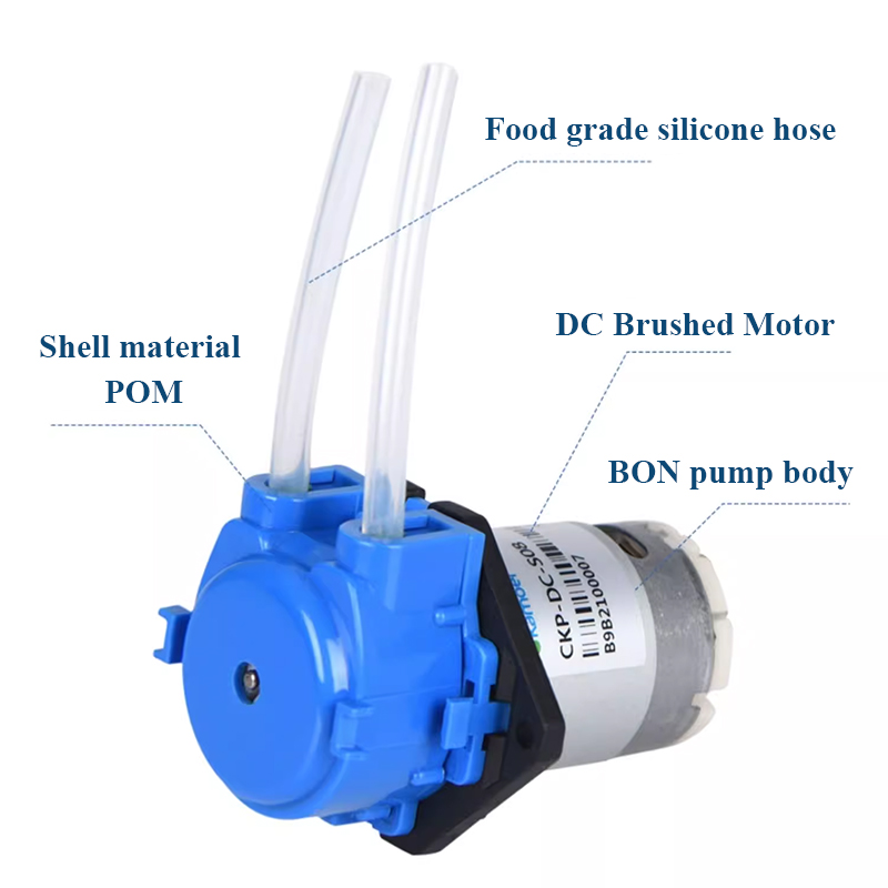 Mini Peristaltic Pump 12V - 12V ペリスタルティック計量自動吸液可逆ポンプ