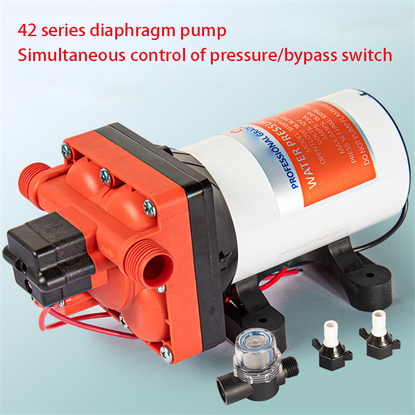 Mini Peristaltic Pump 12V - 42 シリーズ RV ウォーターポンプ セルフ電動ダイヤフラムポンプ 12V