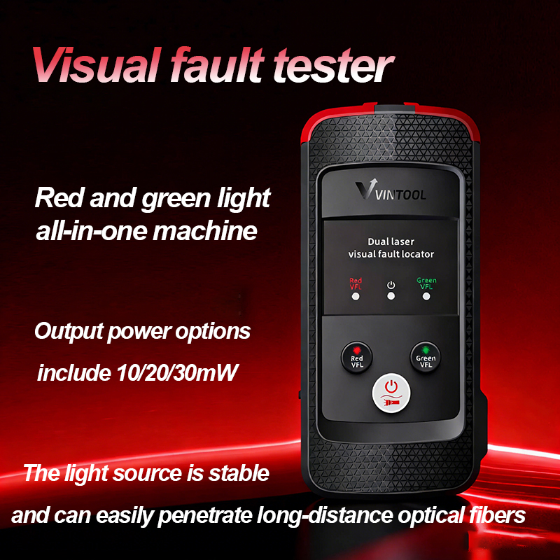 Fiber Laser Marking Machine 30W - 光ファイバー用赤緑光可視故障検出器 10mW/20mW/30mW 緑色レーザーライトペン 光ファイバーケーブルテスター 赤色VFL
