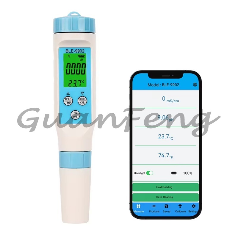 デジタル多機能水質計。pH、EC、温度を3つの測定機能で同時 - Ph Meter Digital Water Tester のレビューと価格