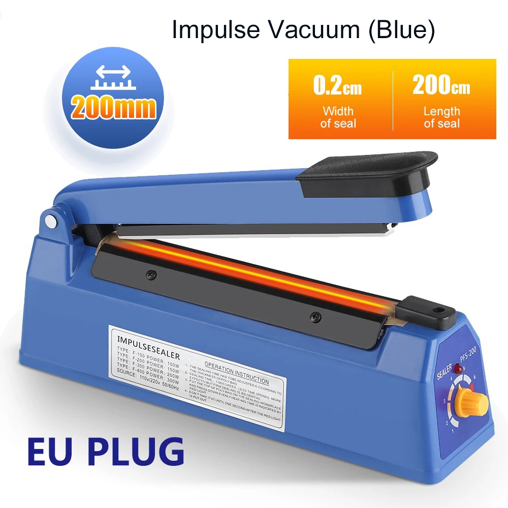 インパルスシーラーマシン キッチン食品プラスチック手動シーリ - Plastic Bag Impulse Heat Sealer のレビューと価格