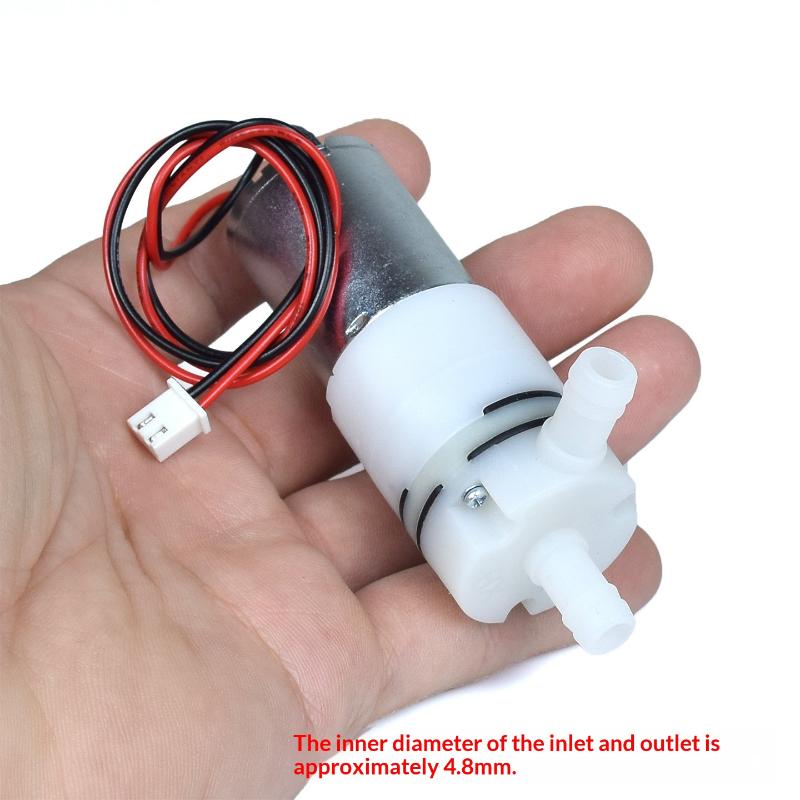 マイクロ27mmダイヤフラム式自吸式水中ポンプ、DIY水槽用 - Mini Peristaltic Pump 12V のレビューと価格
