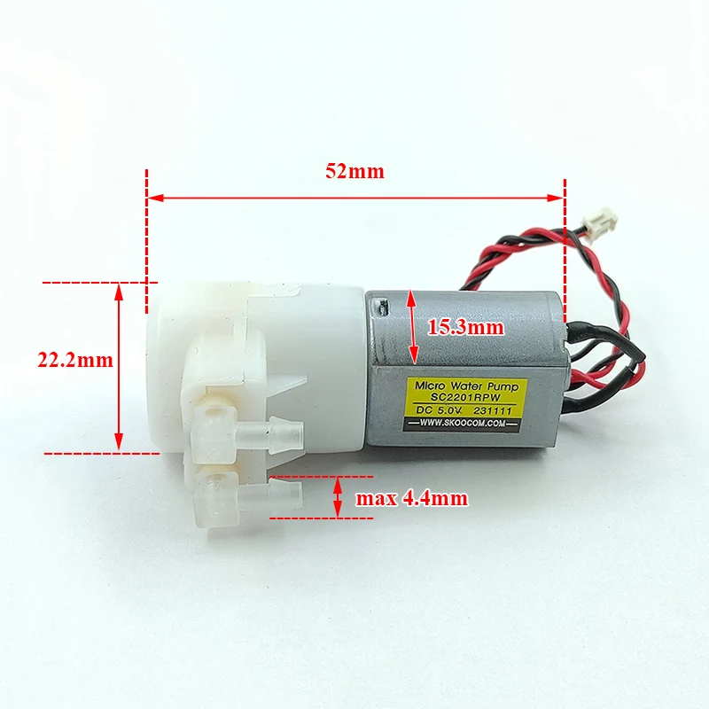 Skoocom-蠕動ポンプ,自吸式ウォーターポンプ,フロアウ - Mini Peristaltic Pump 12V のレビューと価格