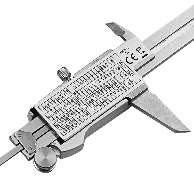 ステンレス鋼のデジタルゲージ,測定ツール,キャリパー,6イン - Digital Caliper 150Mm Stainless Steel のレビューと価格
