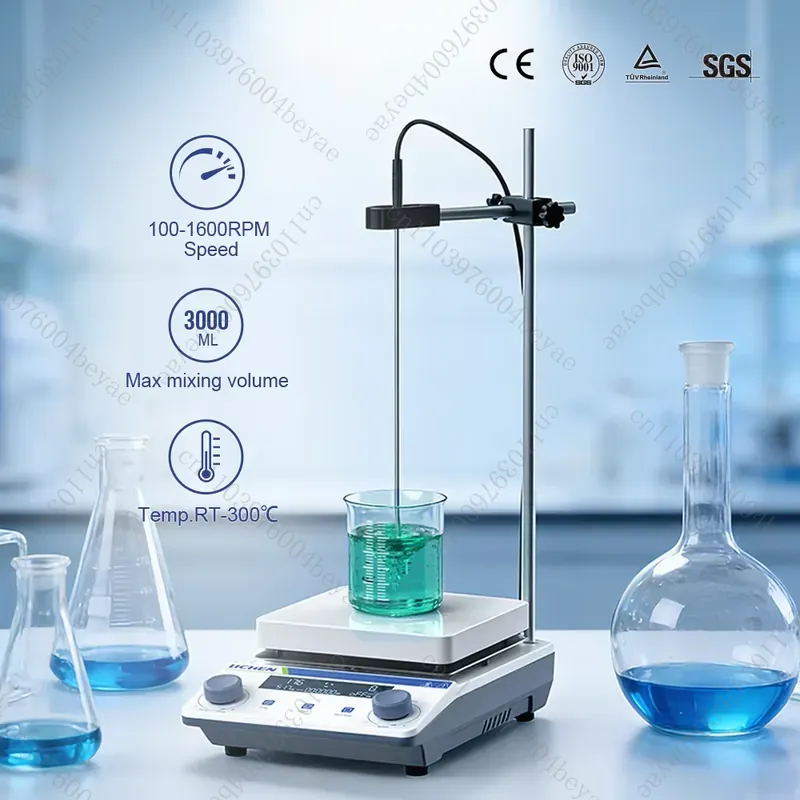 売れ筋ブランド プラスチック製マグネチックスターラー 温熱機 - Lab Magnetic Stirrer Hot Plate のレビューと価格