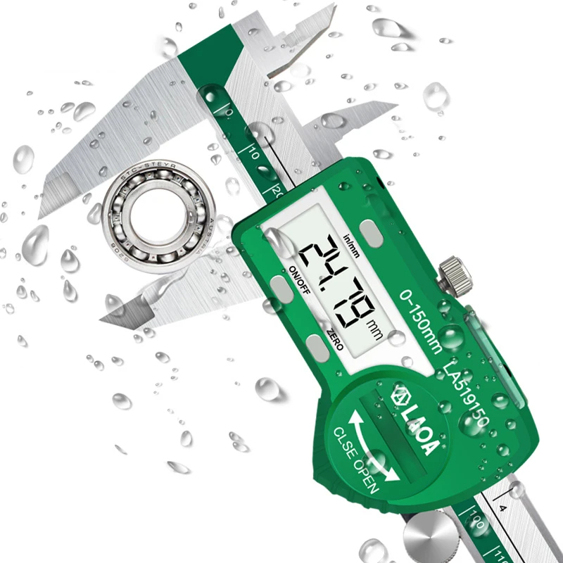Laoa-デジタルキャリパー6インチ150mm、ステンレス鋼 - Digital Caliper 150Mm Stainless Steel のレビューと価格