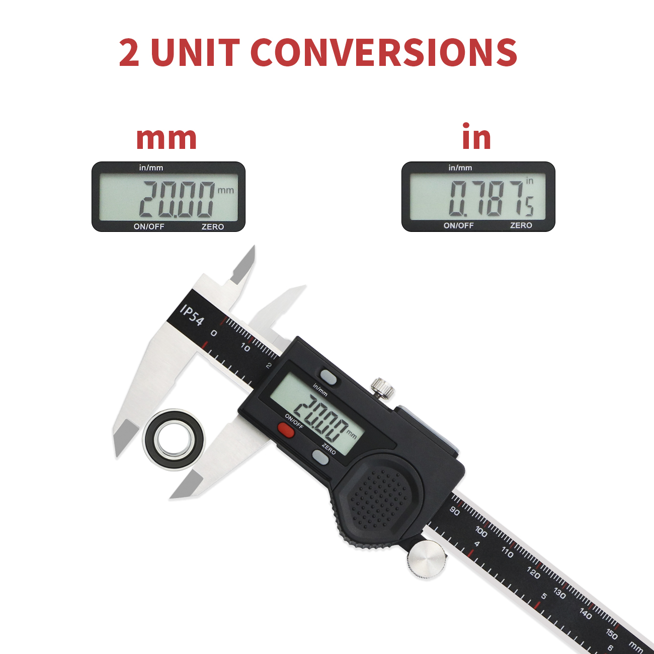 SHANHR電子式ノギス 150mm デジタルノギス マイク - Digital Caliper 150Mm Stainless Steel のレビューと価格