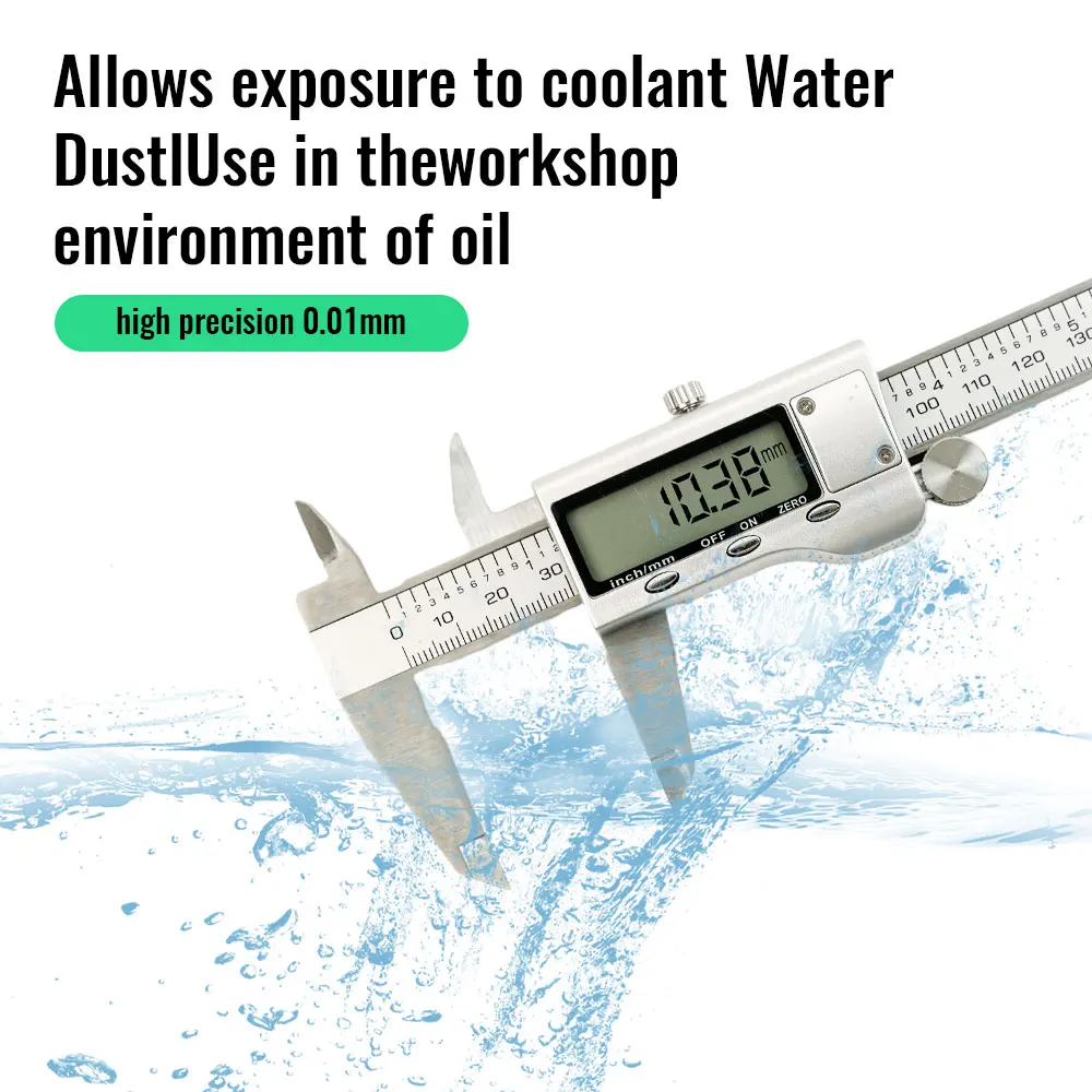 150mm（6インチ）デジタルノギス、ステンレス製マイクロメ - Digital Caliper 150Mm Stainless Steel のレビューと価格