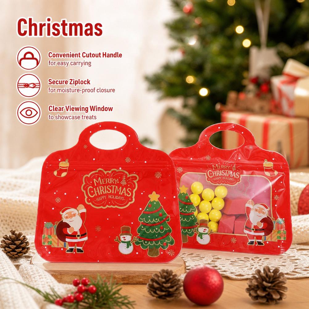 10個～50個入り クリスマス柄の自己接着式袋。サンタクロー - Packaging のレビューと価格